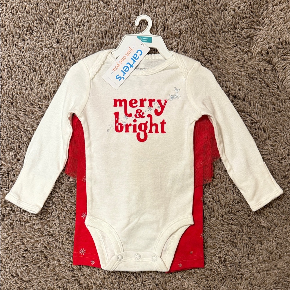 Carter’s Christmas Infant Baby Girl 2 Piece Set